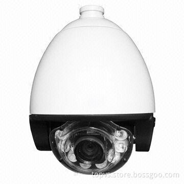 H.264 IP PTZ IR Camera, Supports Remote System Upgrades